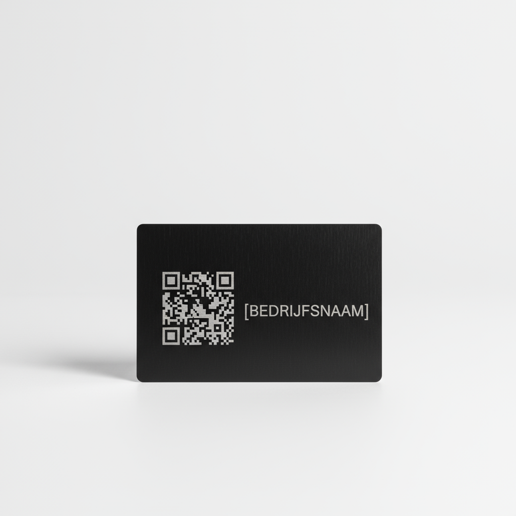 Metal Smart Business Card – Gepersonaliseerde QR Visitekaart met Digitale Bedrijfsprofiel